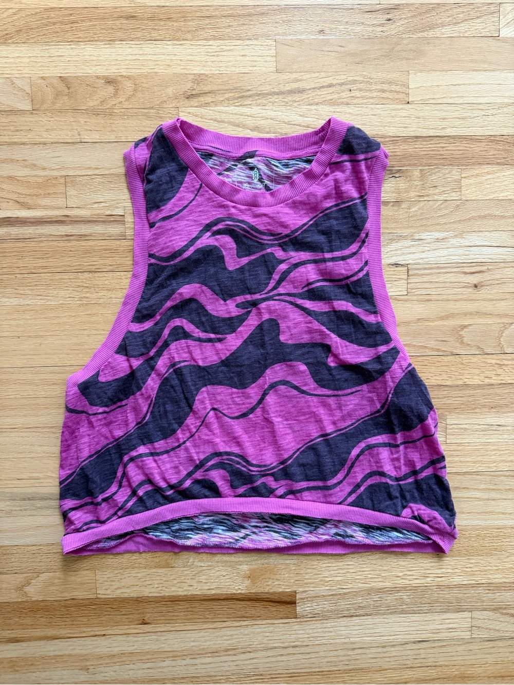 Free People Movement "Printed Love Tank" - size medium/large women’s